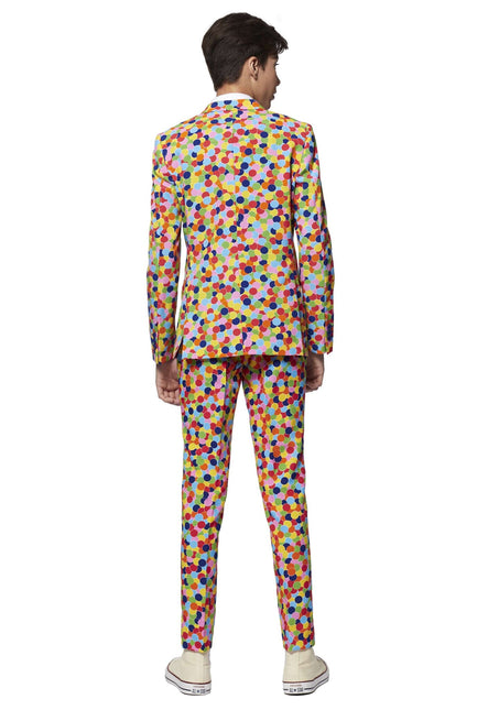 Party Confetti Suit Boy Teen OppoSuits