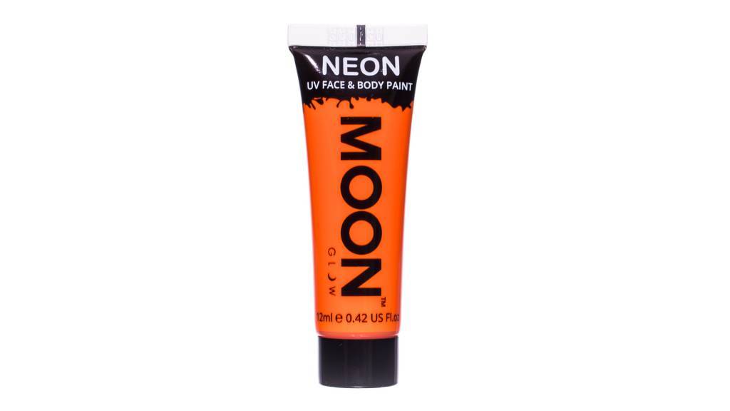 Moon Glow Intense Neon UV Face Paint Intensywny pomarańczowy