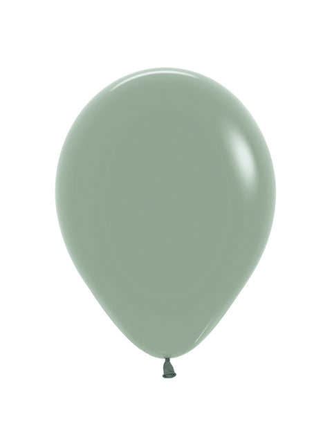 Balony Pastel Dusk Laurel Green 23cm 50szt