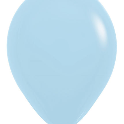 Balony Pastel Matte Blue 30cm 12szt