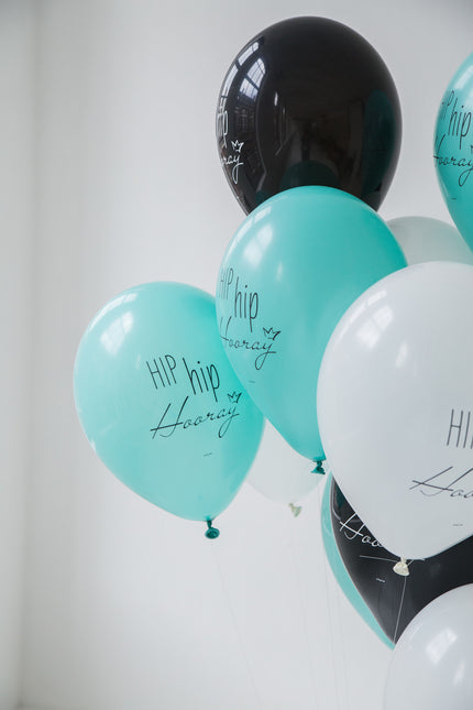 Balony Hip Hip Hurra 30cm 12szt