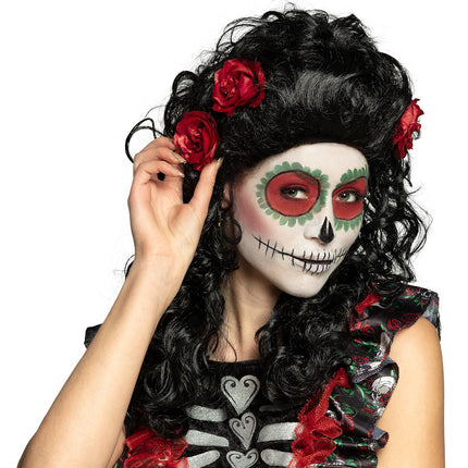 Peruka na Halloween Catrina