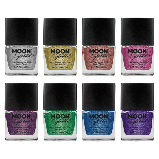 Holograficzny lakier do paznokci Moon Glitter Green 14ml