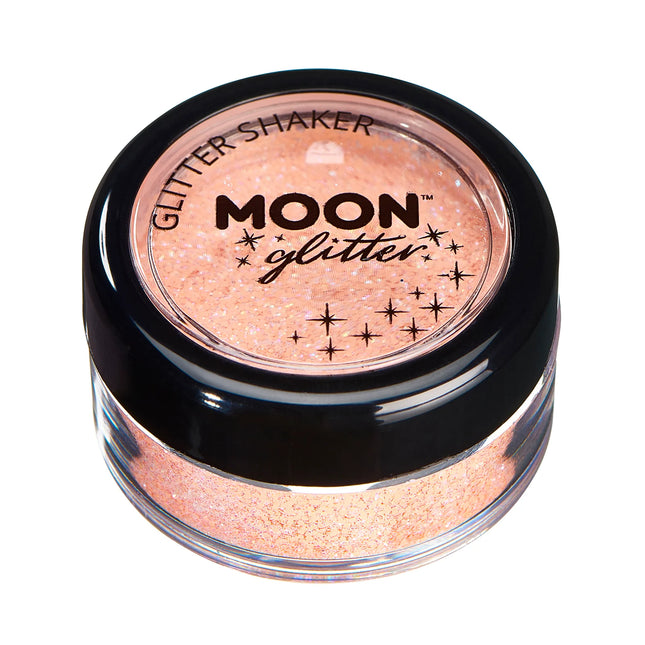 Moon Glitter Pastel Glitter Shakers Peach 5g