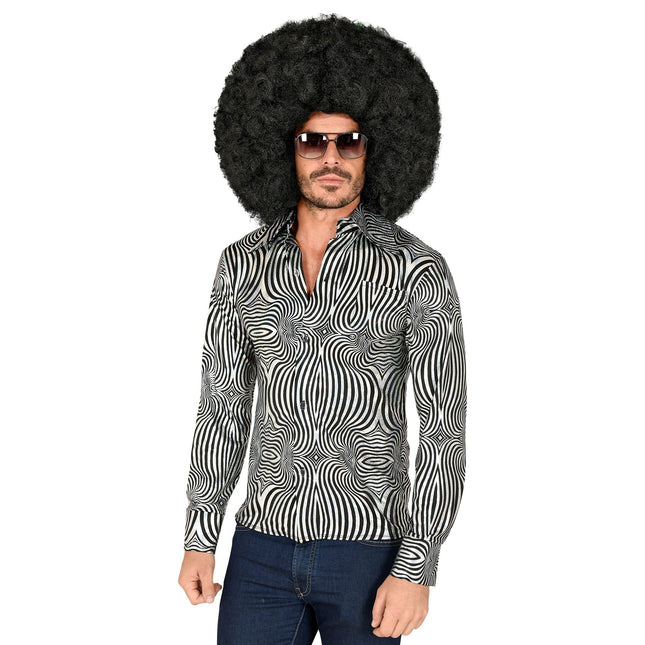 Bluza Disco 70S Black Silver Men