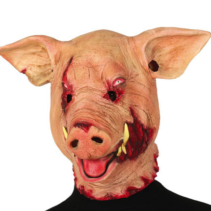 Halloweenowa maska Horror Pig