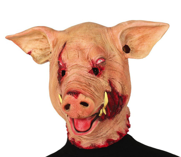 Halloweenowa maska Horror Pig