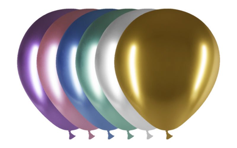 Balony kolorowe chrom 30cm 50szt