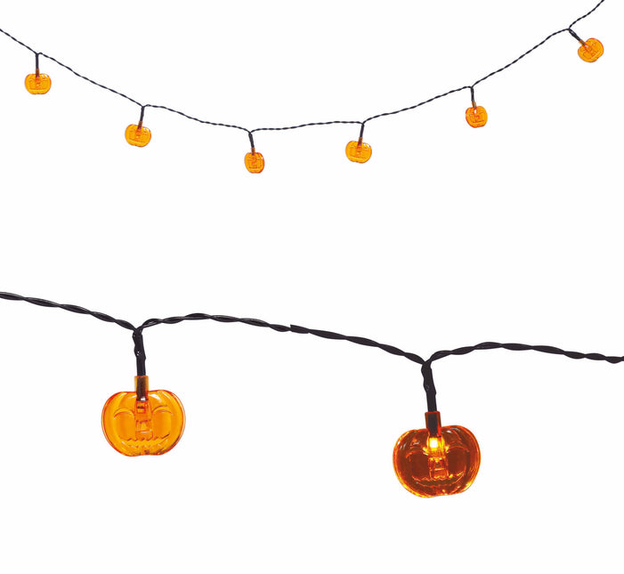 Halloweenowa girlanda świetlna LED Dynie 1,55 m