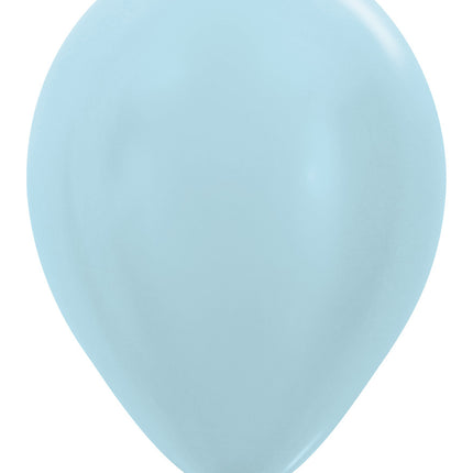 Balony Pearl Blue 30cm 12szt