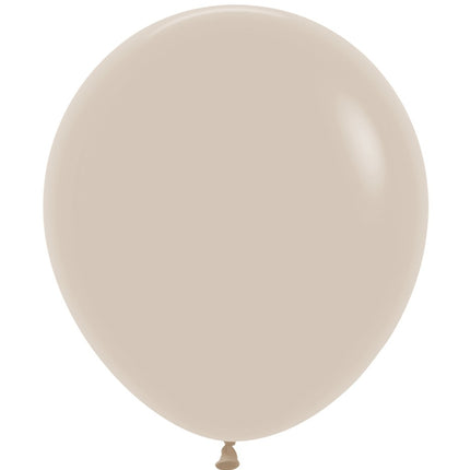 Balony Biały Piasek 45cm 25szt