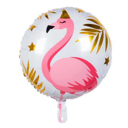 Balon helowy Flamingo dwustronny 45 cm