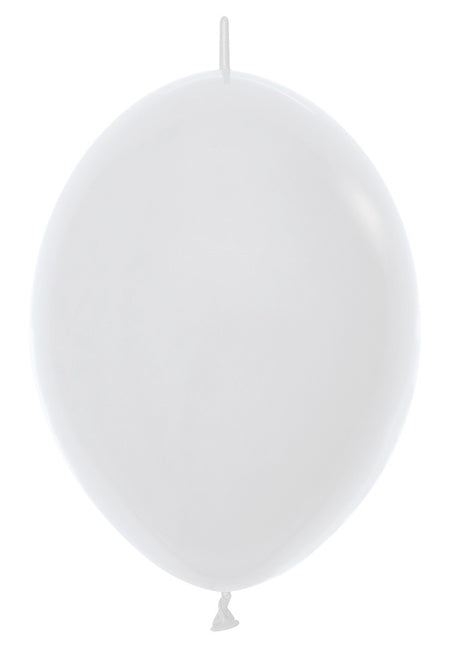 Balony białe 30cm 50szt