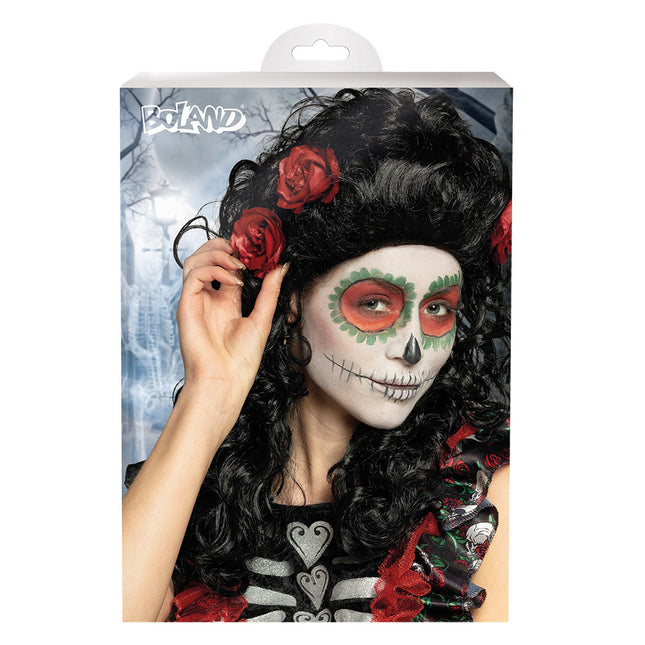 Peruka na Halloween Catrina