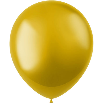 Złote balony Metallic Stardust Gold 33cm 100szt