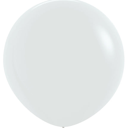 Balony białe 91cm 10szt