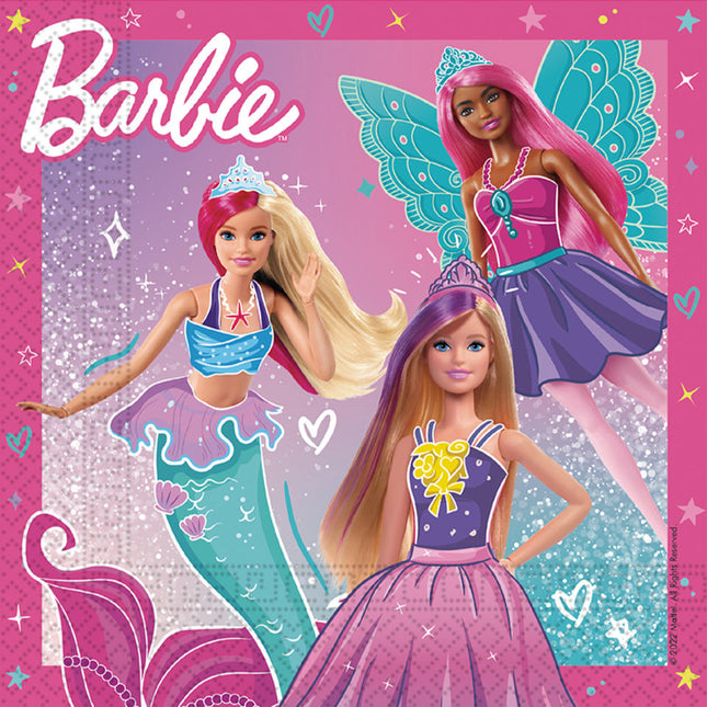 Serwetki Barbie Fanatasy 33cm 20szt