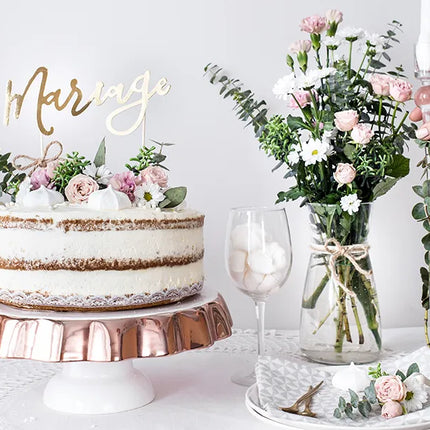 Topper na tort weselny Mariage 22,5 cm