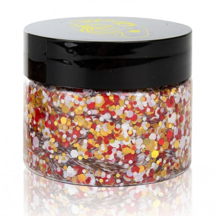 PXP Chunky Glitter Creme Big Red/White/Yellow 40ml