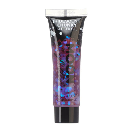 Moon Glitter Iridescent Chunky Glitter Gel Purple 12 ml