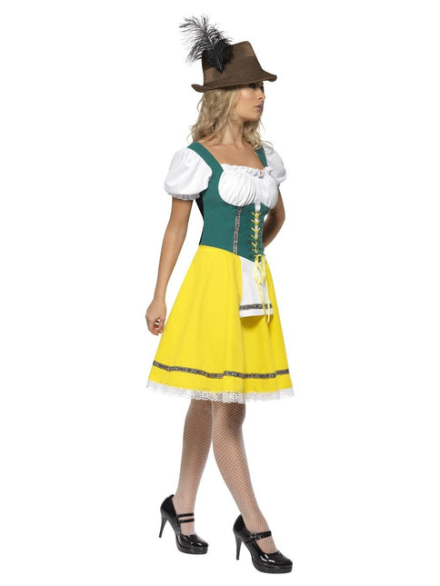 Dirndl Dress Oktoberfest Yellow