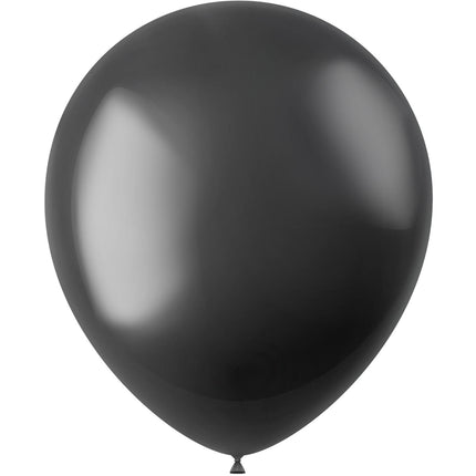 Czarne balony Metallic Onyx Black 33cm 100szt