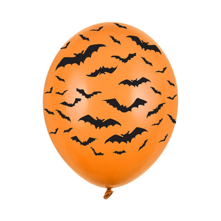 Balony na Halloween Nietoperze 30cm 50szt