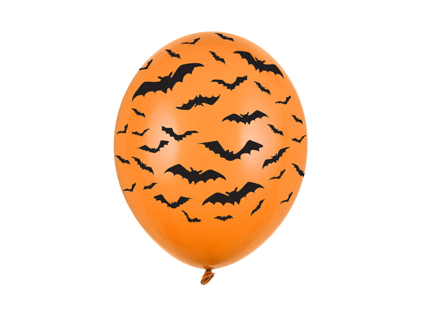 Balony na Halloween Nietoperze 30cm 50szt