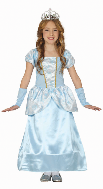 Sukienka księżniczki dziecięca niebieska