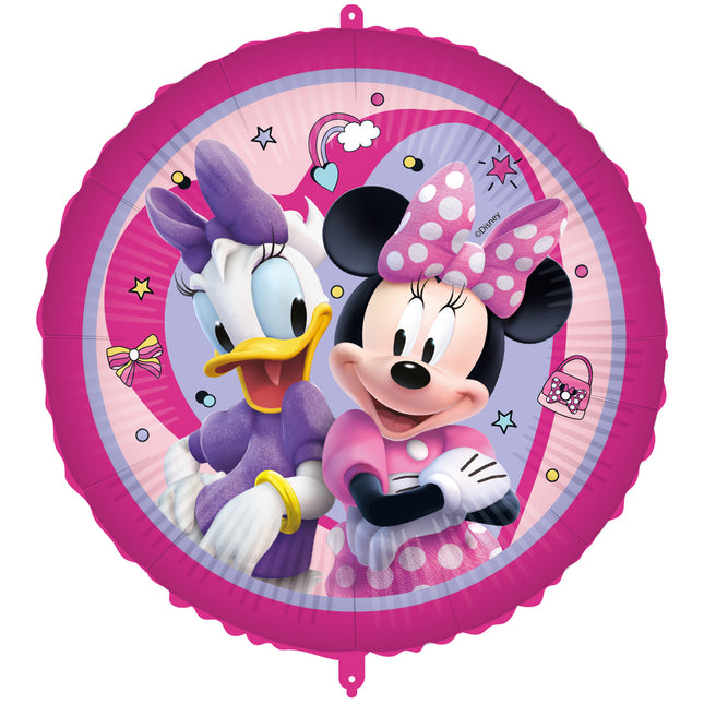 Balon z helem Myszka Minnie pusty 46 cm