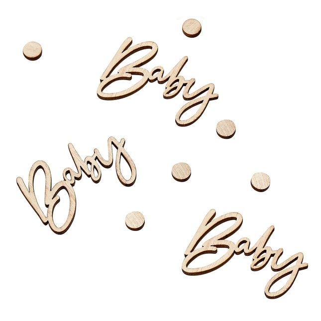 Confetti Baby Wood 18szt