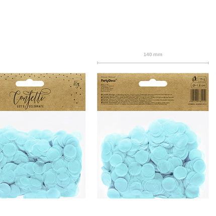 Confetti Rounds Light Blue