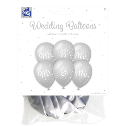 Balony ślubne Mr & Mrs 30cm