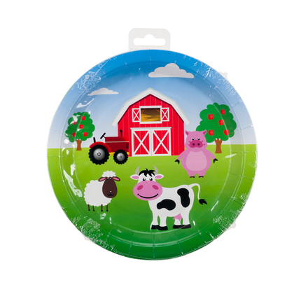 Talerze Farmyard 23cm 8szt