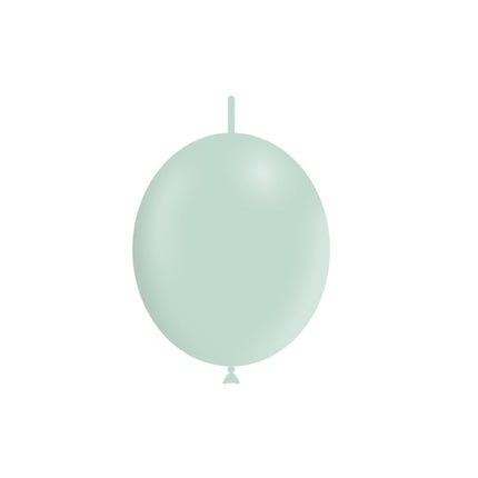 Zielone balony z guzikami Pastel 30cm 50szt