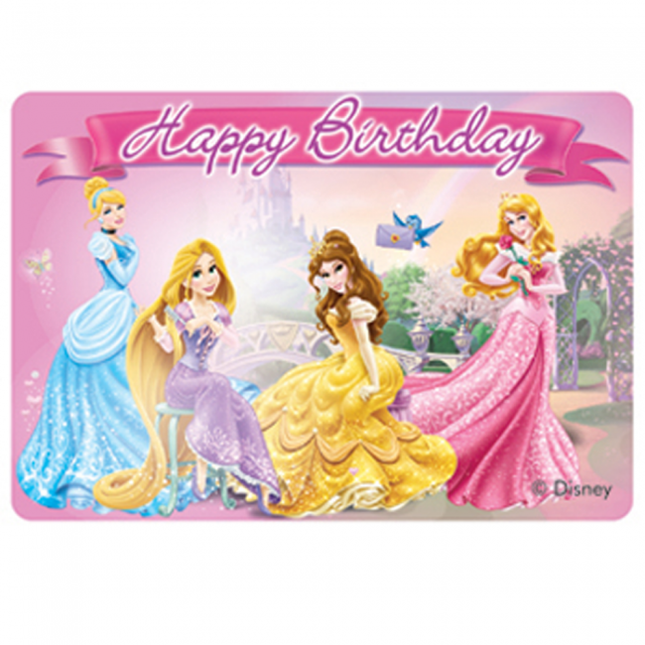 Świeczka na tort Disney Princesses 9 cm