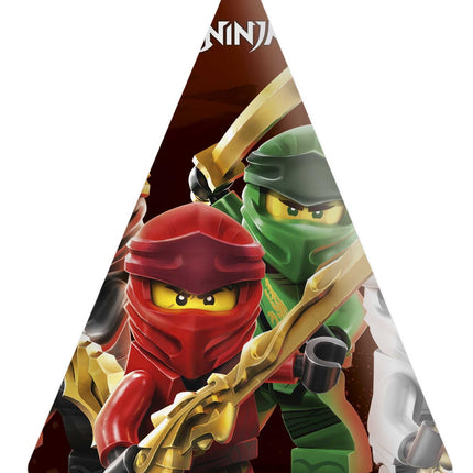 Lego Ninjago Czapki imprezowe 6szt