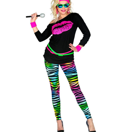 Damskie legginsy Neon 80S