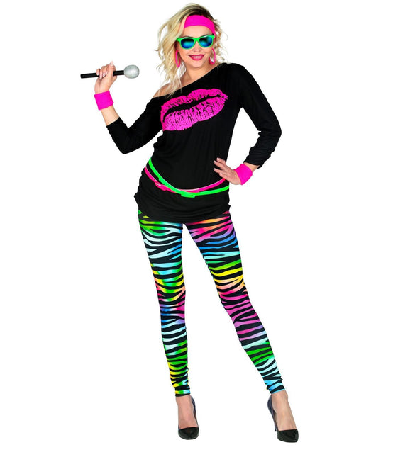 Damskie legginsy Neon 80S