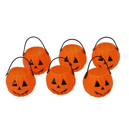 Halloweenowe tacki na dynie 7cm 6szt