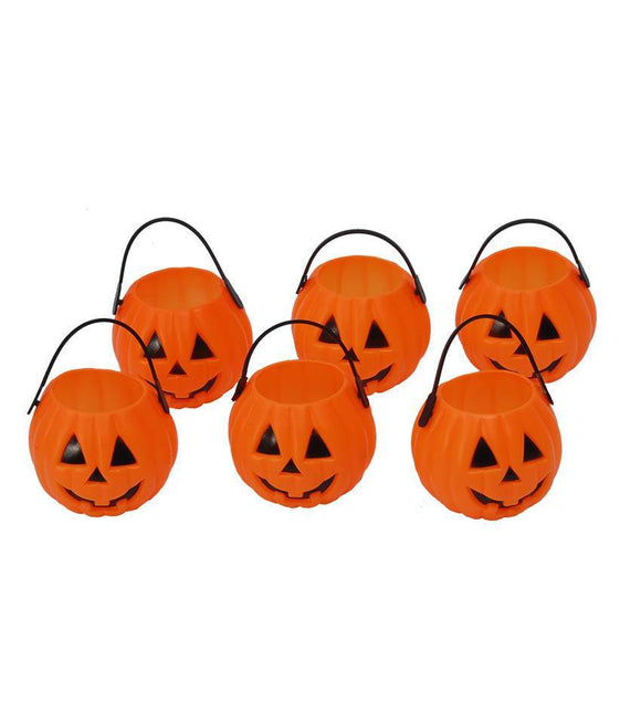 Halloweenowe tacki na dynie 7cm 6szt