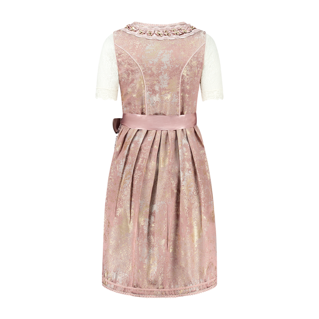 Jasnoróżowy Dirndl Dress Oktoberfest Women 2 Pieces