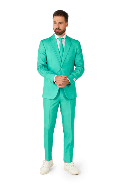 Turkusowy garnitur męski OppoSuits