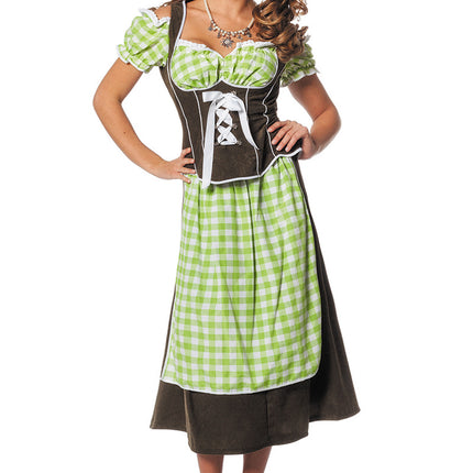 Zielona sukienka Dirndl Oktoberfest Ladies