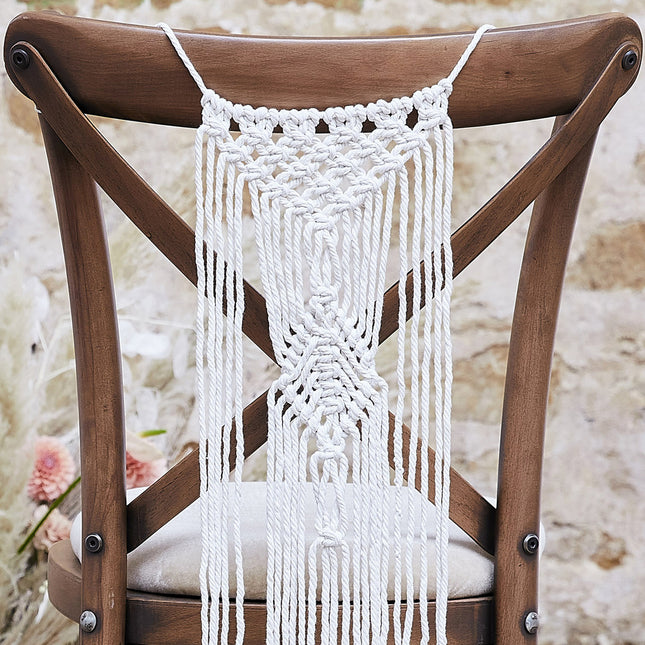 Dekoracja krzesła Macrame 65cm 2szt