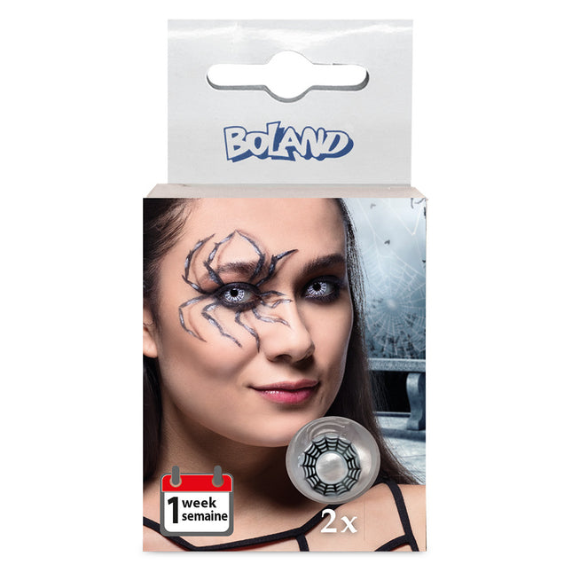 Halloweenowe soczewki Wee Lenses Spider