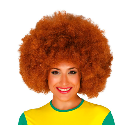 Brązowe afro