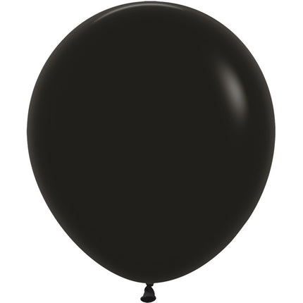 Balony czarne 45cm 25szt