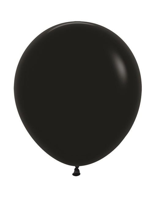 Balony czarne 45cm 25szt