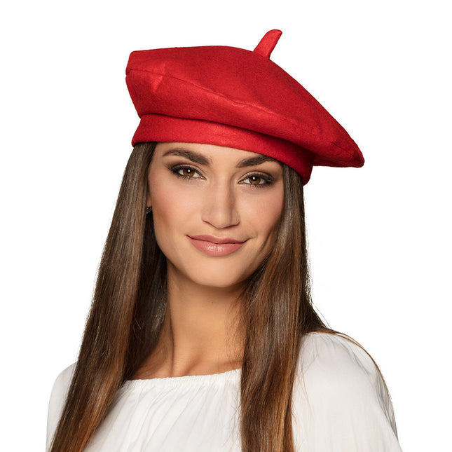 Beret czerwony